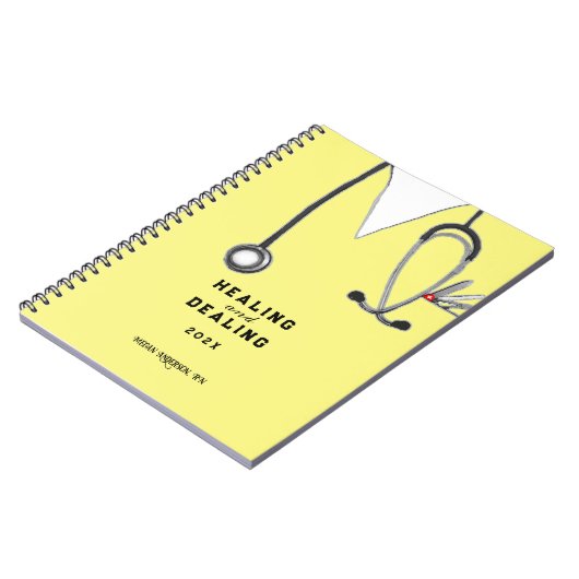 Personalisierte Krankenversicherung Notizblock (Linke Seite)