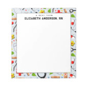 Personalisierte Krankenversicherung Notizblock (Vorderseite)