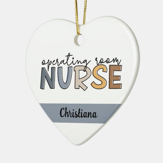 Personalisierte Krankenversicherung oder Krankenve Keramik Ornament (Links)