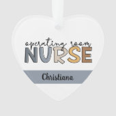 Personalisierte Krankenversicherung oder Krankenve Ornament (Vorderseite)