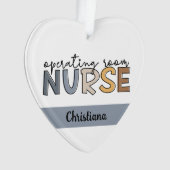 Personalisierte Krankenversicherung oder Krankenve Ornament (Vorderseite)