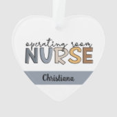 Personalisierte Krankenversicherung oder Krankenve Ornament (Rückseite)