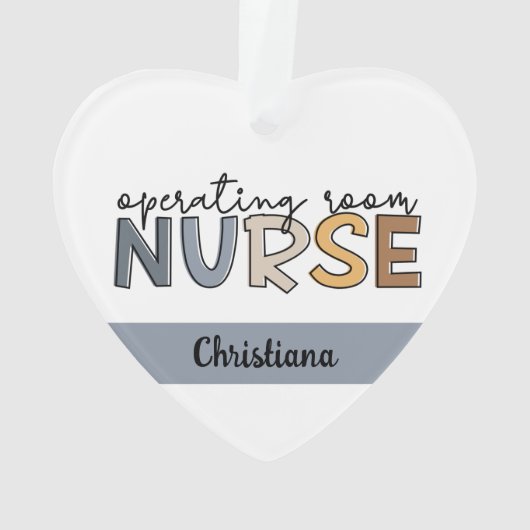 Personalisierte Krankenversicherung oder Krankenve Ornament (Rückseite)