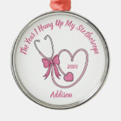 Personalisierte Krankenversicherung Ornament Aus Metall (Vorne)