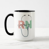 Personalisierte Krankenversicherung Retro Custom R Tasse (Links)