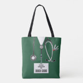 Personalisierte Krankenversicherung Tasche (Rückseite)