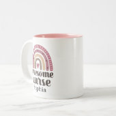 Personalisierte Krankenversicherung Zweifarbige Tasse (Vorderseite Links)