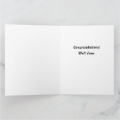 Personalisierte Krankenversicherungskarte Abschlus Karte (Innenseite)