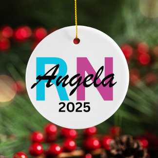 Personalisierte Krankenverzierung 2025, kundenspez Keramik Ornament