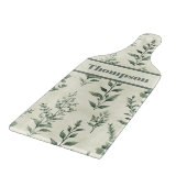 Personalisierte Kräutermuster-Pflanze Schneidebrett (Ecke)