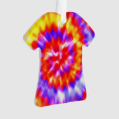 Personalisierte Krawatte Dyed T - Shirt Weihnachts Ornament (Vorderseite)