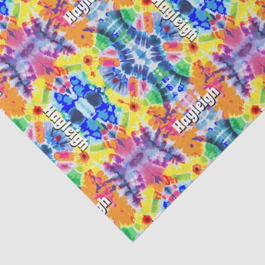 Personalisierte Krawatte Seidenpapier (Detail)