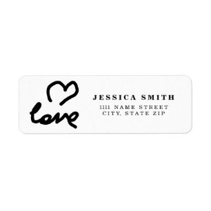 Personalisierte kreative Liebe und Herz