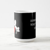 Personalisierte Krebsförderung nicht aufgeben Kaffeetasse (Mittel)