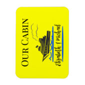 Personalisierte Kreuzentür Leuchtstoffmarkierung Magnet (Vertikal)