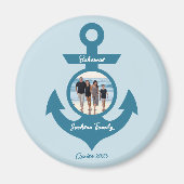 Personalisierte Kreuzfahrt Familienreise mit Ihrem Magnet (Vorne)