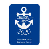 Personalisierte Kreuzfahrt Squad Geburtstagsfamili Magnet (Vertikal)