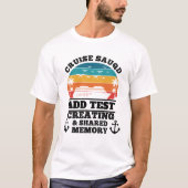 Personalisierte Kreuzfahrt T-Shirt (Vorderseite)