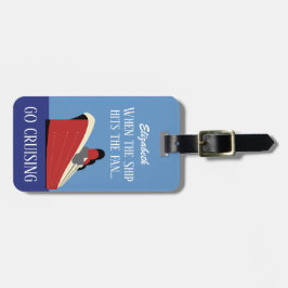 Personalisierte Kreuzfahrtmarke | Sonnenreise Gepäckanhänger