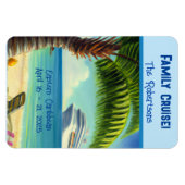 Personalisierte Kreuzfahrtschiff-Zimmertür Magnet (Horizontal)