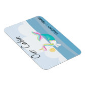 Personalisierte Kreuzfahrttüre Meerjungfrau Einhor Magnet (Rechte Seite)