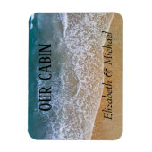 Personalisierte Kreuzfahrttüren Strand Surf Sand Magnet (Vertikal)