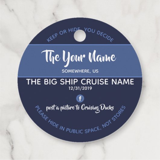 Personalisierte Kreuzküken Geschenkanhänger (Rückseite)