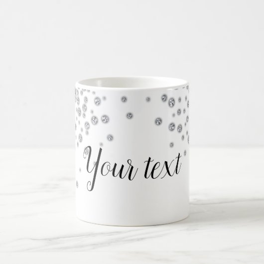 Personalisierte Kristall-Tasse Hinzufügen eines Te Kaffeetasse (Mittel)