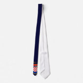 Personalisierte Kroatien-Flagge Krawatte (Rückseite)