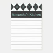 Personalisierte Küche Post It Notes Post-it Klebezettel (Vorderseite)