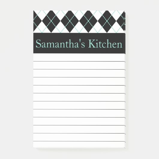 Personalisierte Küche Post It Notes Post-it Klebezettel (Vorderseite)