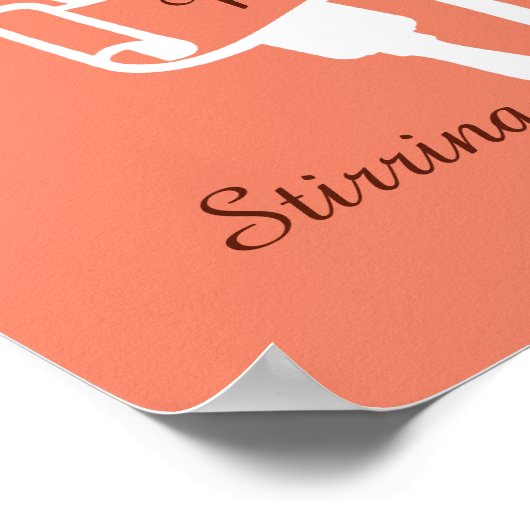 Personalisierte Küche Poster (Ecke)