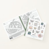 Personalisierte Küche Rezept Notebook Notizblock (Innenseite)