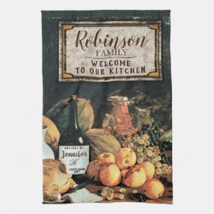 Personalisierte Kücheneinrichtung Geschirrtuch