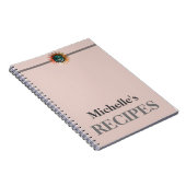 Personalisierte Küchengeräte Rezept Notebook Notizblock (Rechte Seite)