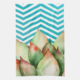 Personalisierte Küchenhandtuch Boho Cacti Cactus S Geschirrtuch