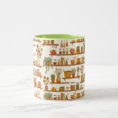 Personalisierte Küchenregal Muster Kaffeetasse (Mittel)