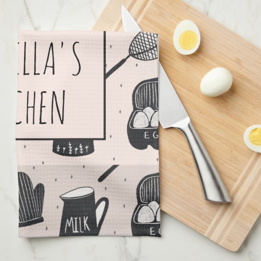 Personalisierte Küchentücher (Viertel Falte)