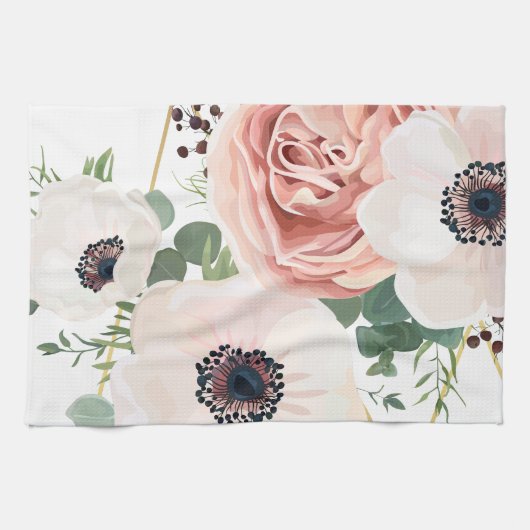 Personalisierte Küchentücher Geometrische Rose Zic (Horizontal)