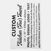 Personalisierte Küchenzeile Handtuch 24" x 16" (Vertikal)