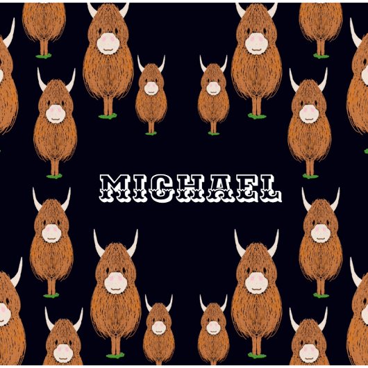 Personalisierte Kuh mit Hörnern Tasse