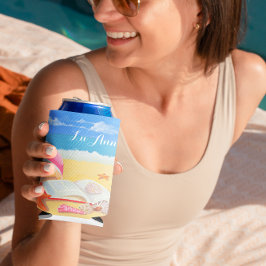 Personalisierte Kühle an der Küste Dosenkühler