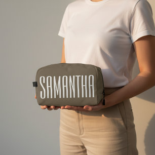 Personalisierte Kulturbeutel-Tasche für Sie oder M Waschbeutel
