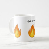 Personalisierte, kundengerechte Emoji Tasse | sind (Vorderseite Links)