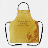 Personalisierte, kundenspezifische, einfache und e schürze (Vorderseite)