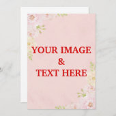 Personalisierte kundenspezifische Einladung für Ih (Vorne/Hinten)