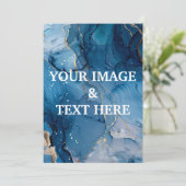 Personalisierte kundenspezifische Einladung für Ih (Stehend Vorderseite)