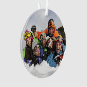 Personalisierte kundenspezifische FAMILIE Ornament (Vorderseite)