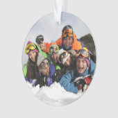 Personalisierte kundenspezifische FAMILIE Ornament (Vorderseite)