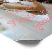 Personalisierte, kundenspezifische Foto-Poster-Dru Poster (Ecke)